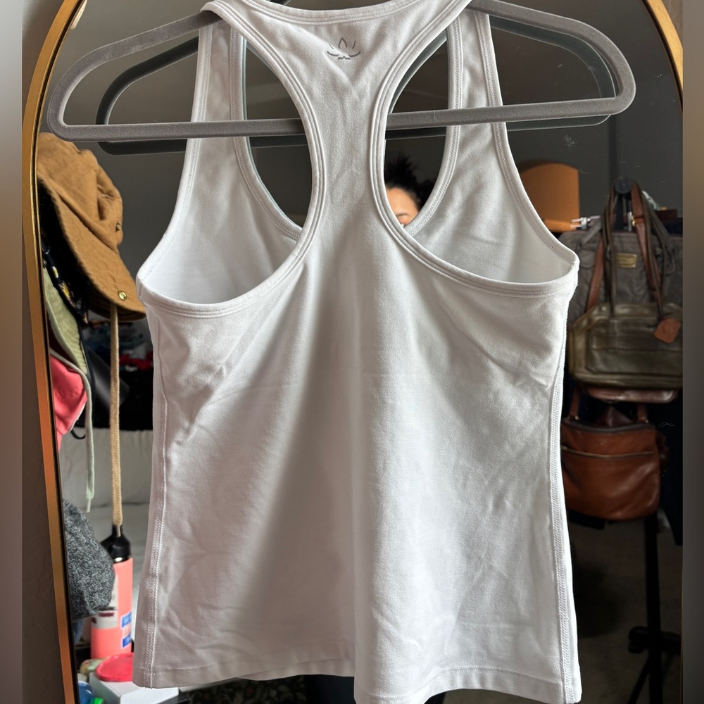 White Beyond Yoga Spacedye Tank